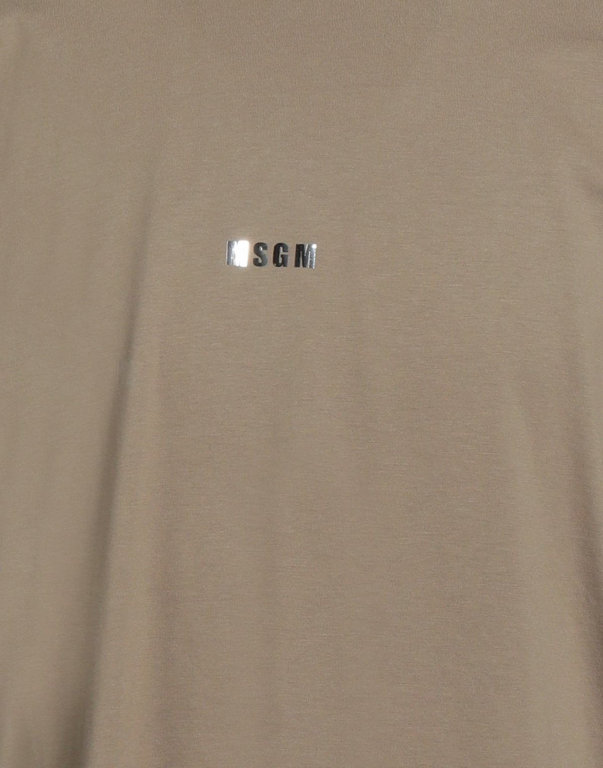 Msgm Mens T-shirt Khaki
