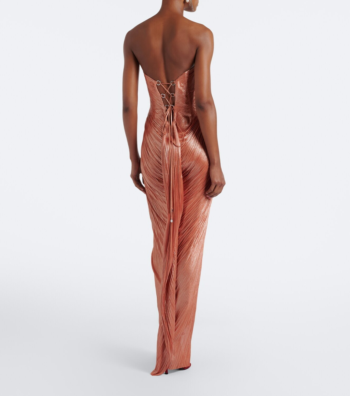 Maria Lucia Hohan Nadira silk bustier gown
