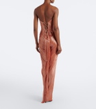 Maria Lucia Hohan Nadira silk bustier gown