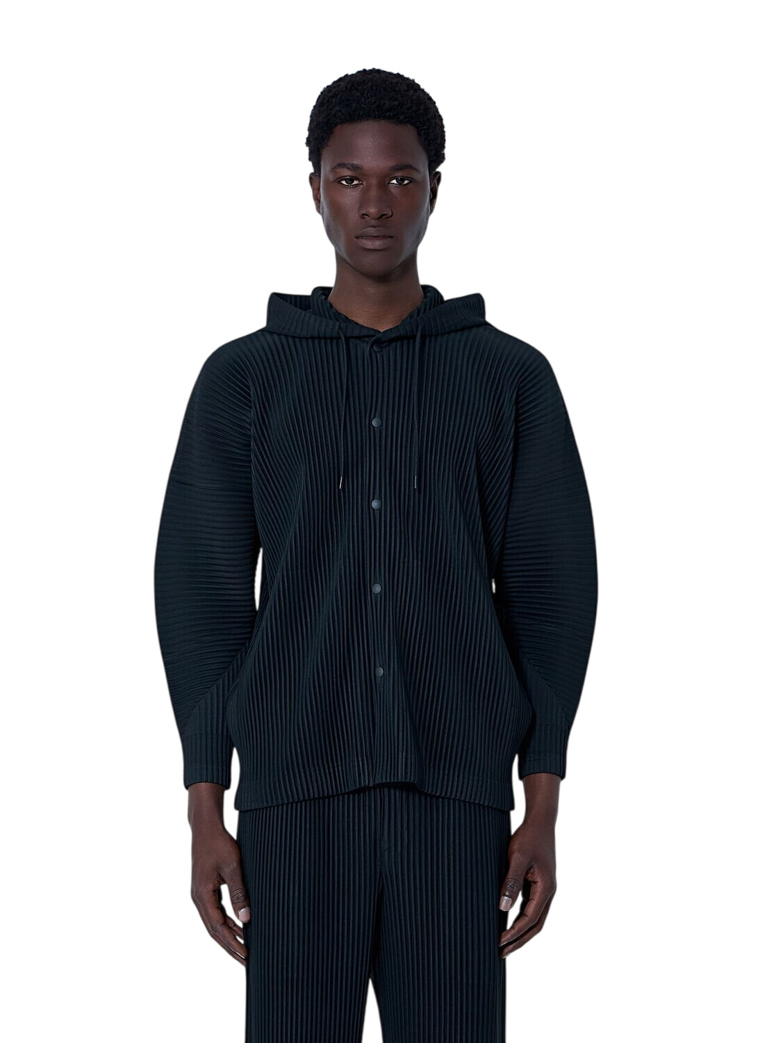 Homme Plissé Issey Miyake Black Zip Jacket Homme Plisse Issey Miyake