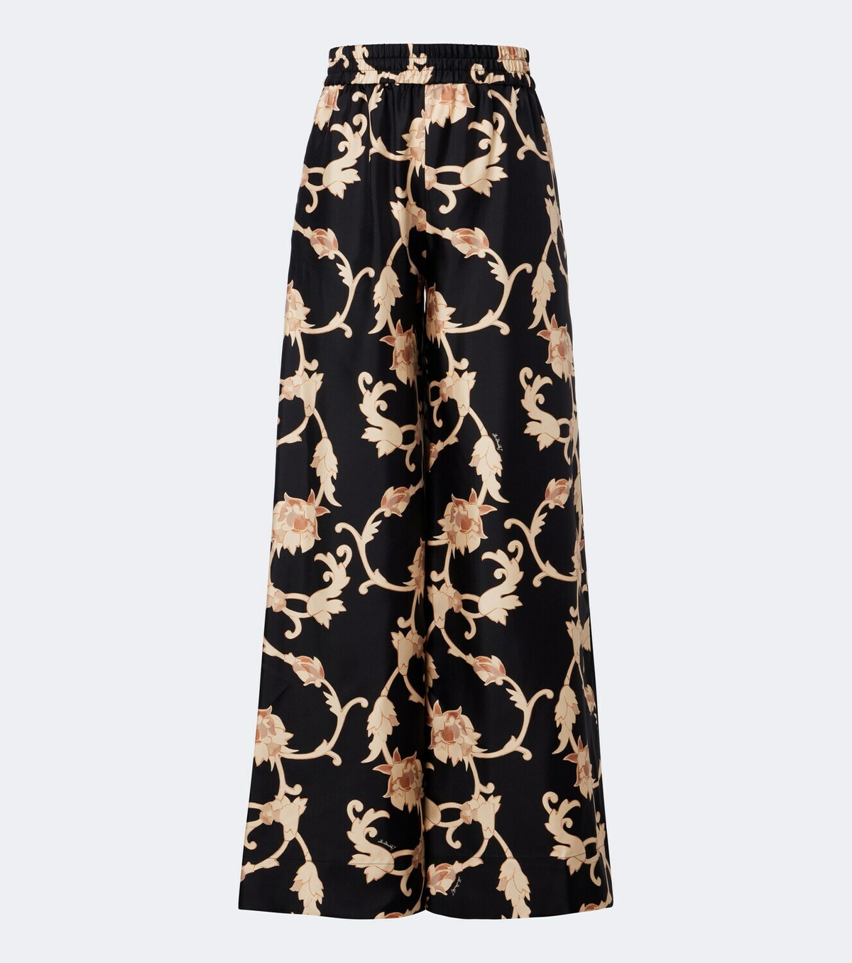 La DoubleJ Buttercup printed silk palazzo pants