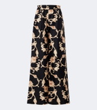 La DoubleJ Buttercup printed silk palazzo pants