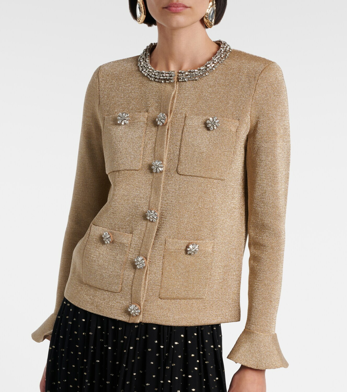 Self-Portrait Embellished cardigan