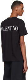 Valentino Black Cotton T-Shirt