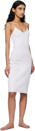 Cou Cou White 'The Midi Slip' Midi Dress