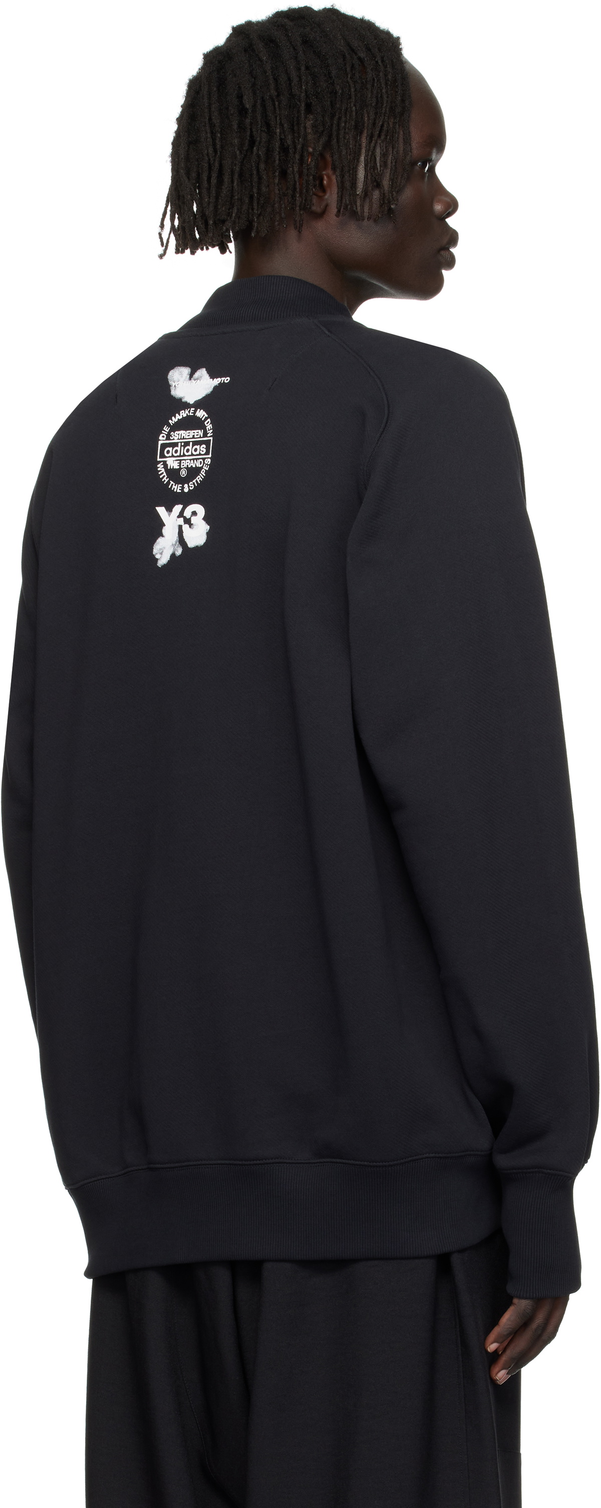 Y-3 Black FT Track Bomber Jacket