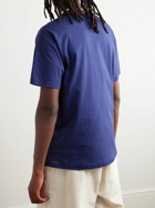 DIME - Halo Logo-Print Cotton-Jersey T-Shirt - Blue