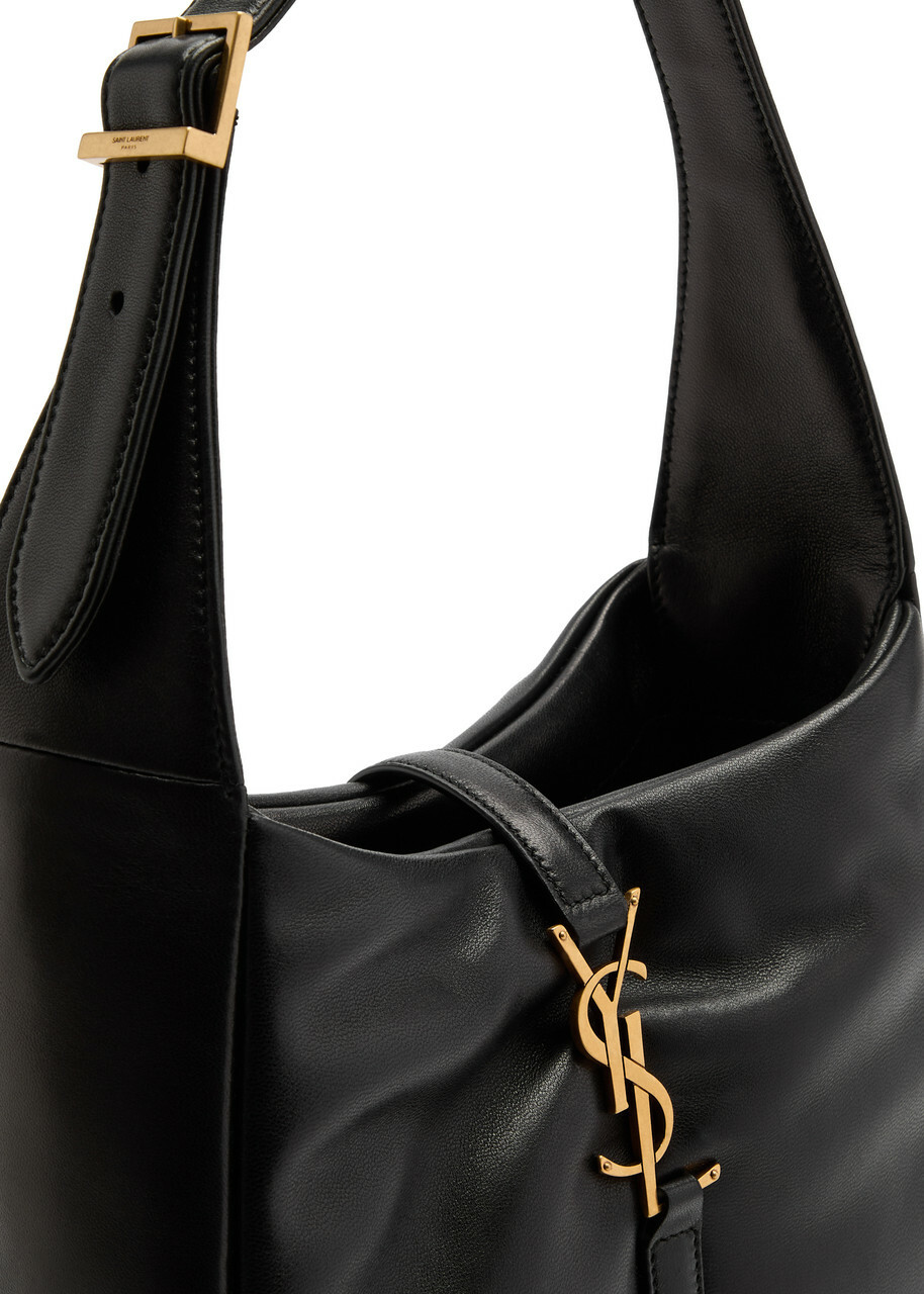 Saint Laurent Le 5 à 7 Padded Leather Hobo bag - Black - One Size