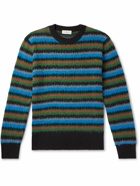 PIACENZA 1733 - Striped Brushed-Cashmere Sweater - Multi