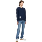 Maison Margiela Blue Cashmere Sweater