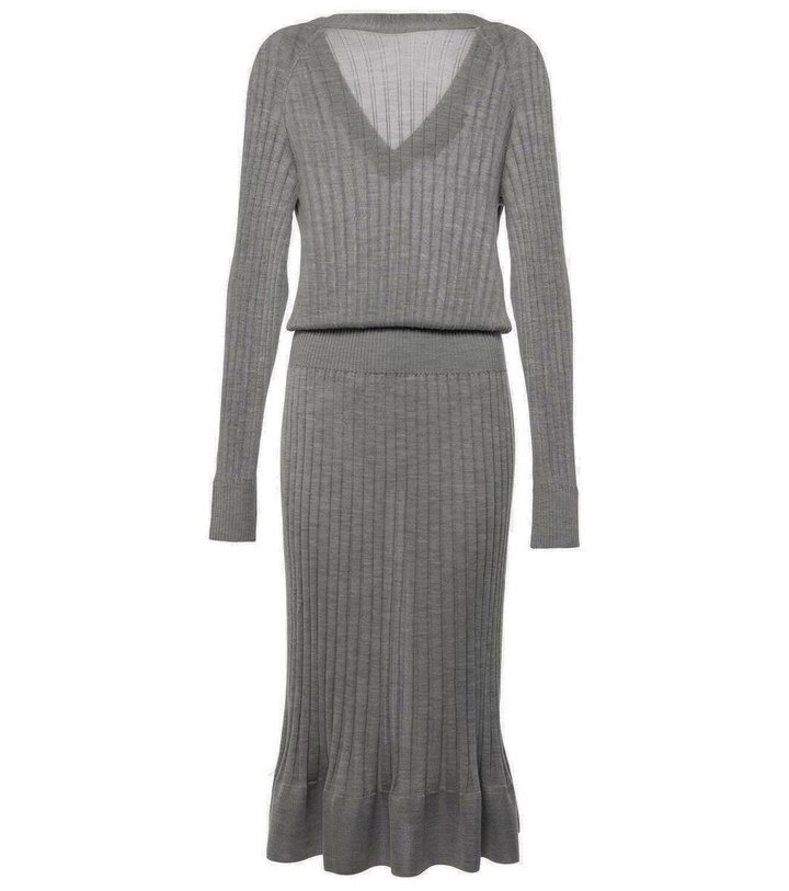 Photo: Proenza Schouler Eden wool-blend midi dress