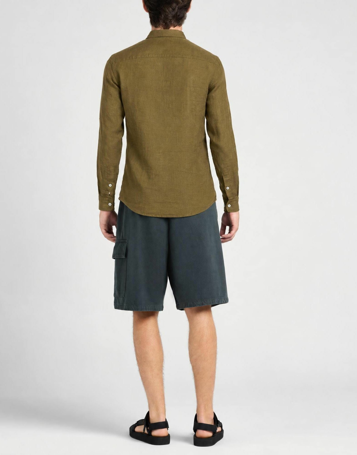 Boss Mens Shirt Military in Green