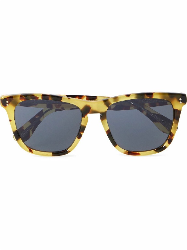Photo: Oliver Peoples - Lynes Square-Frame Tortoiseshell Acetate Sunglasses