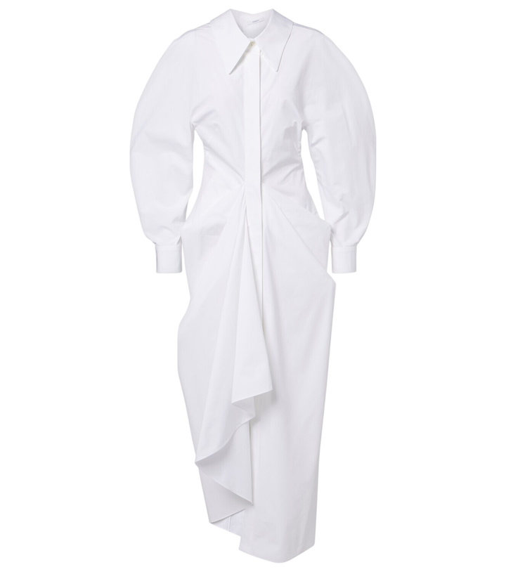 Photo: Givenchy Draped cotton poplin shirt dress
