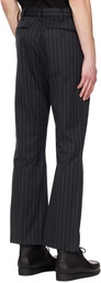 sacai Navy Striped Trousers