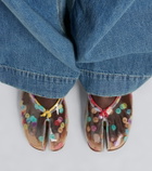 Maison Margiela Tabi printed ballet flats