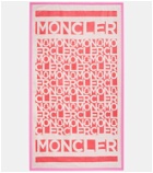 Moncler Genius Logo cotton beach towel