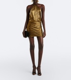Retrofête Lavinia halterneck minidress