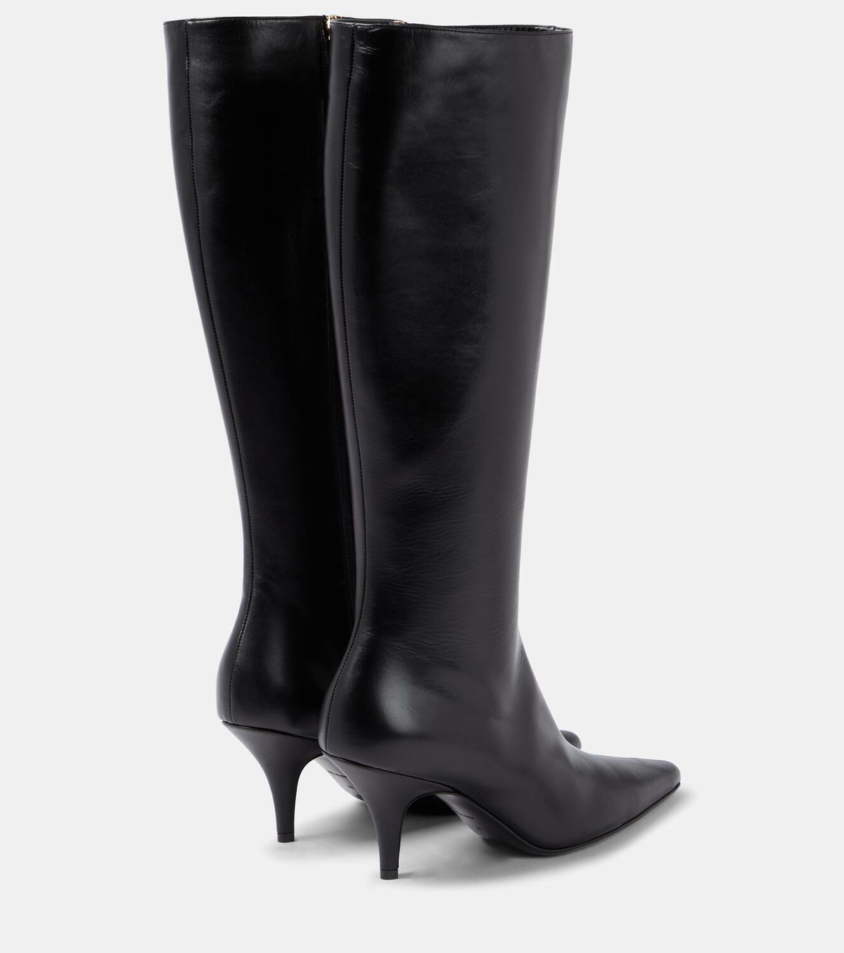 The Row Sling leather knee-high boots