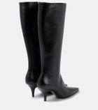 The Row Sling leather knee-high boots