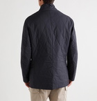 Brunello Cucinelli - Reversible Cashmere and Silk-Blend Bomber Jacket - Blue