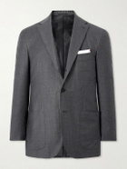 Kiton - Brushed Wool Suit Jacket - Gray