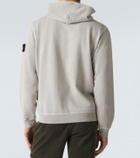 Stone Island Cotton jersey zip-up hoodie