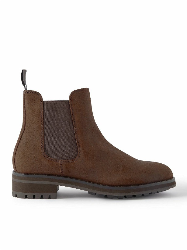 Photo: Polo Ralph Lauren - Bryson Oiled-Suede Chelsea Boots - Brown