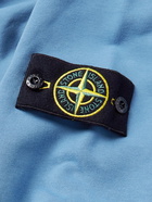 Stone Island - Logo-Appliquéd Cotton-Jersey Hoodie - Blue