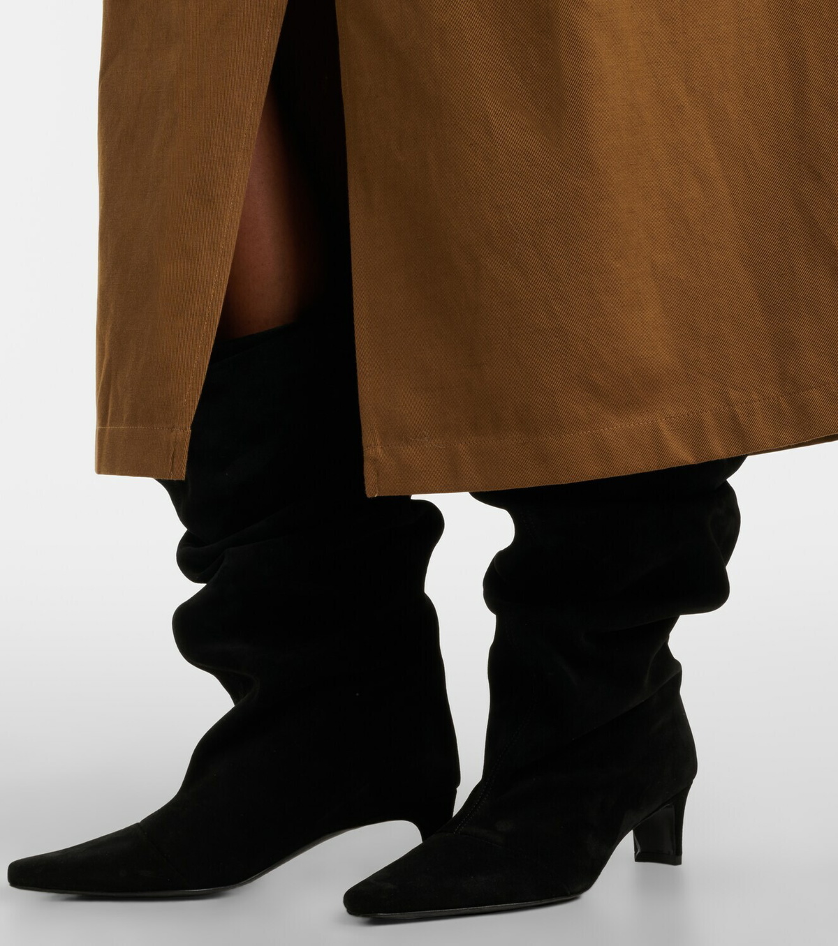 Staud Wally suede mid-calf boots