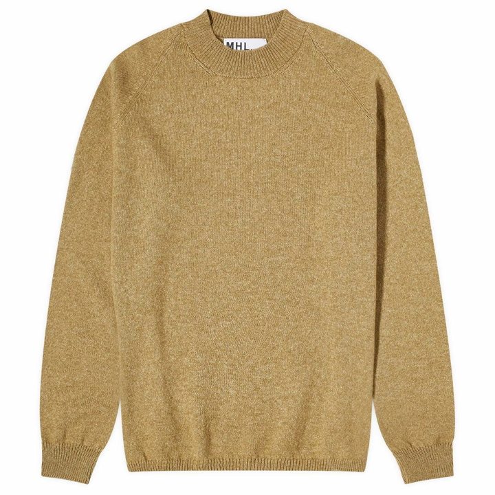 Photo: MHL by Margaret Howell Men's Crew Knit Sweat in Asparagus
