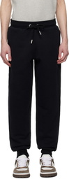 AMI Paris Black Jogging Ami de Coeur Sweatpants