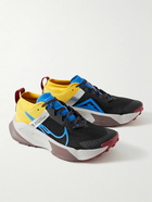 Nike Running - Zegama Rubber-Trimmed Mesh Trail Running Sneakers - Black