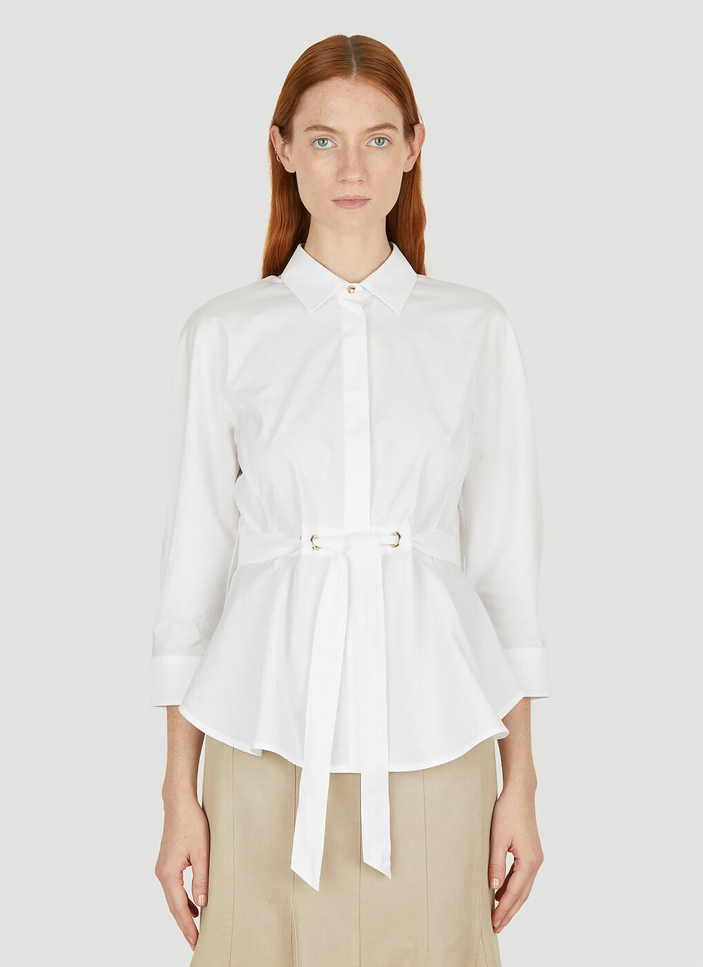 Max Mara - Cuneo Shirt in White Max Mara