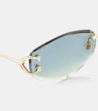 Cartier Eyewear Collection Signature C oval sunglasses