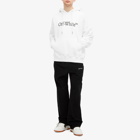 Off-White Men's Bookish Skate Popover Hoodie in White