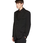 Yohji Yamamoto Black Notch Blazer