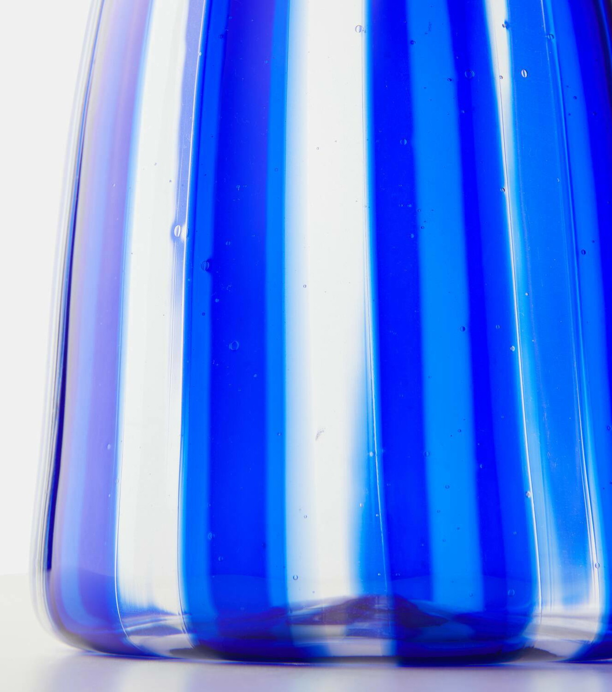 Aquazzura Casa Dolcevita Stripe Murano glass carafe