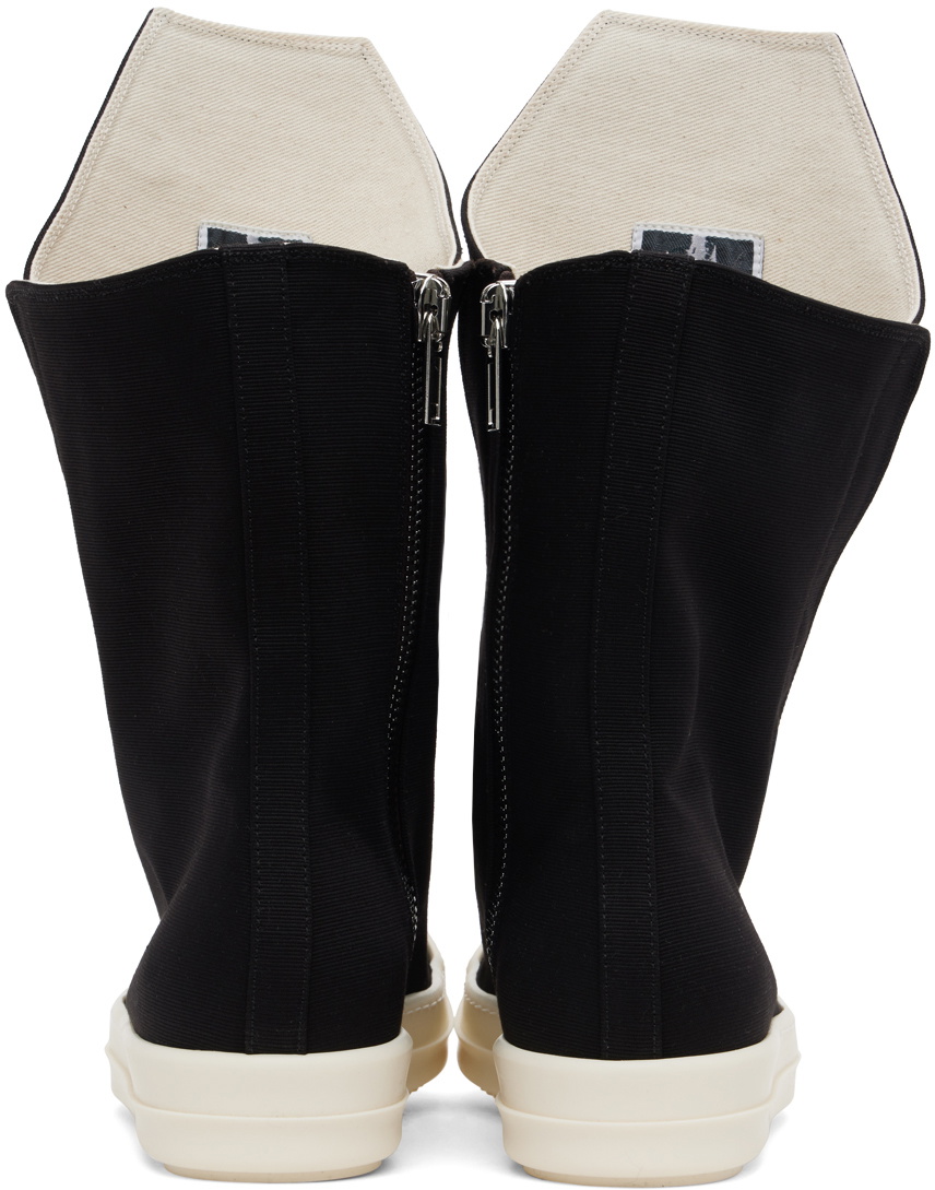 Rick Owens DRKSHDW Black Barre Boot Sneakers