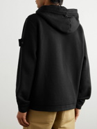 Stone Island - Ghost Jersey Zip-Up Hoodie - Black