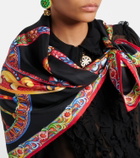 Dolce&Gabbana Carretto silk twill scarf