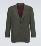Rubinacci Single-breasted linen blazer