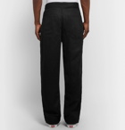 Our Legacy - De Con Wide-Leg Lyocell and Linen-Blend Trousers - Men - Black