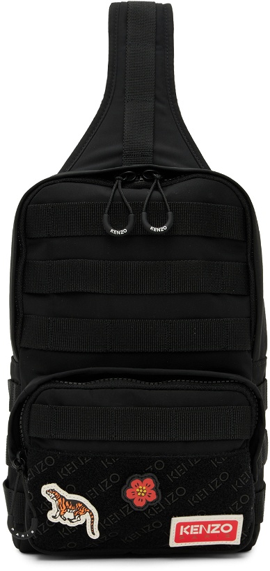 Photo: Kenzo Black Jungle Crossbody Backpack