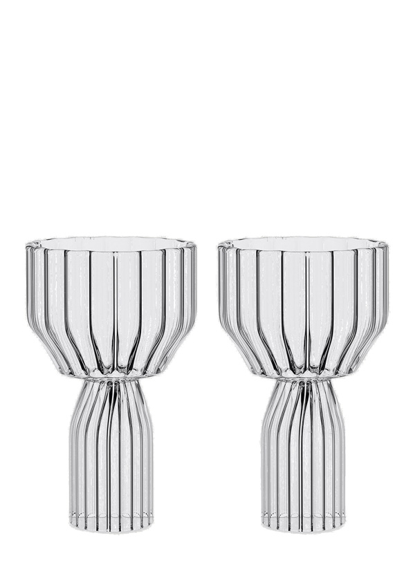 Photo: Set of Two Margot Water Goblets in Transparent