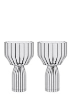 Set of Two Margot Water Goblets in Transparent