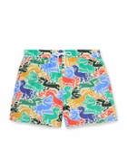 Drake's - Ducks Straight-Leg Mid-Length Printed Shell Swim Shorts - Multi