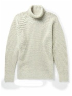Valstar - Ribbed Cashmere Rollneck Sweater - Gray