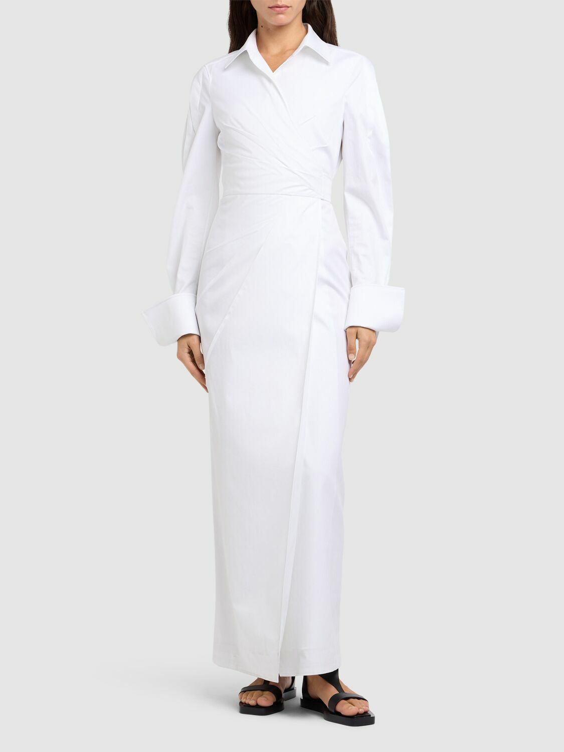 ワンピース MAX MARA BALZAC COTTON TWILL DRESS MAX MARA Balzac Washed Cotton Twill Shirt Dress Max Mara