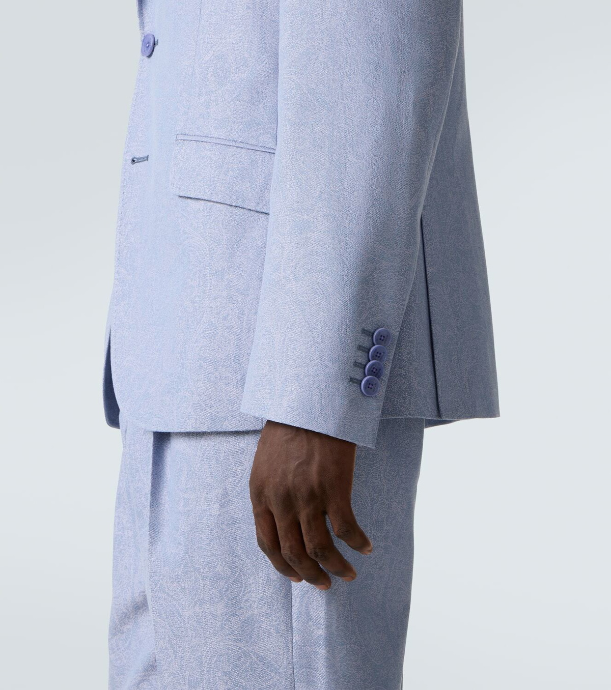 Etro Cotton jacquard blazer